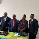 Le staff du Centre Régional de Cartographie des Ressources pour le Développement (RCMRD)  visite le Bureau de Centralisation Géomatique